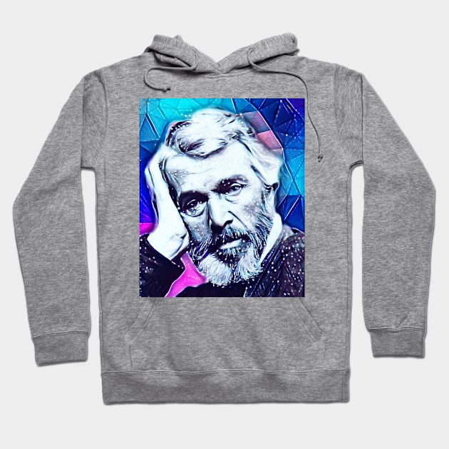 Thomas Carlyle Snowy Portrait | Thomas Carlyle Artwork 7 Hoodie by JustLit